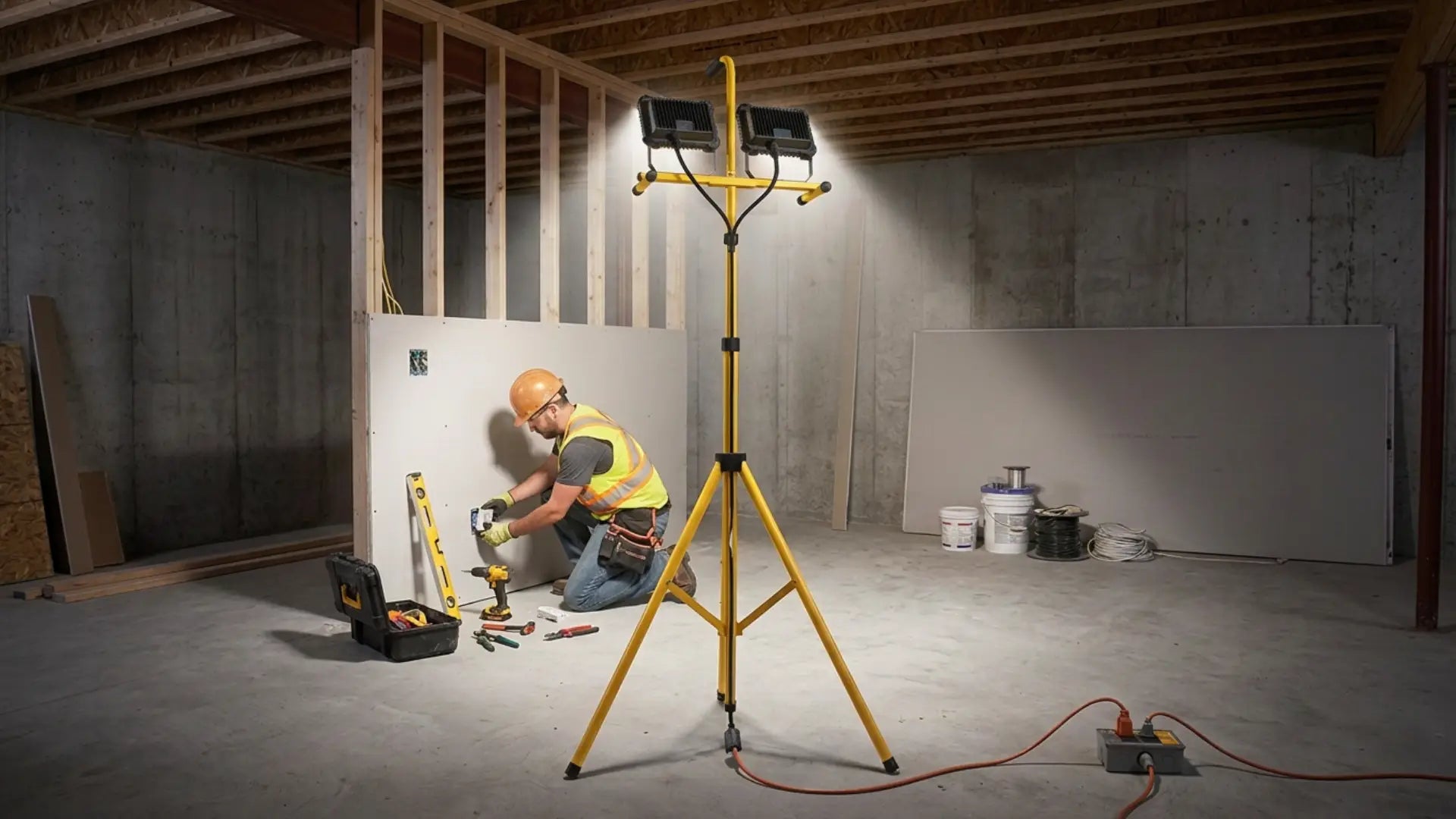 What Is An LED Tripod Work Light? Full Guide To Its Uses Features – JC-LGL