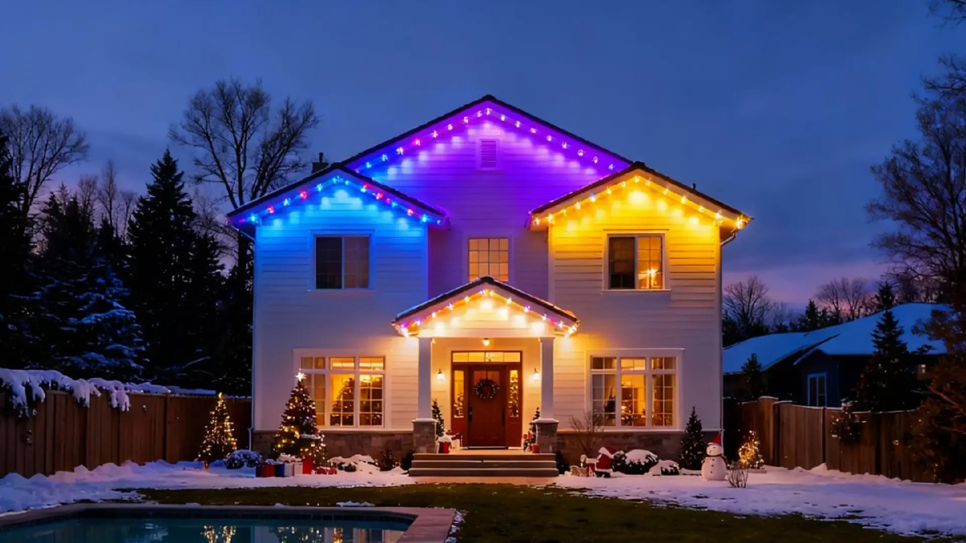 RGB vs RGBW vs RGBCW vs RGBIC: Permanent Outdoor Lighting Ambiance – JC-LGL