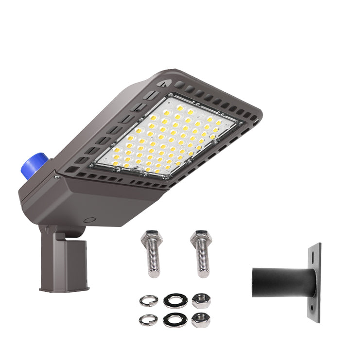 150W Parking lot light with Slip Fitter Adapter Bracket
