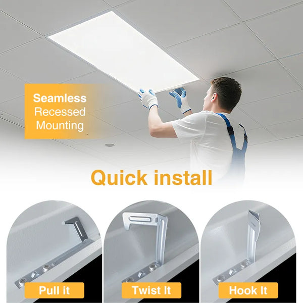 JCLGL商用面板灯 JCLGL 2x4 LED面板灯实物图