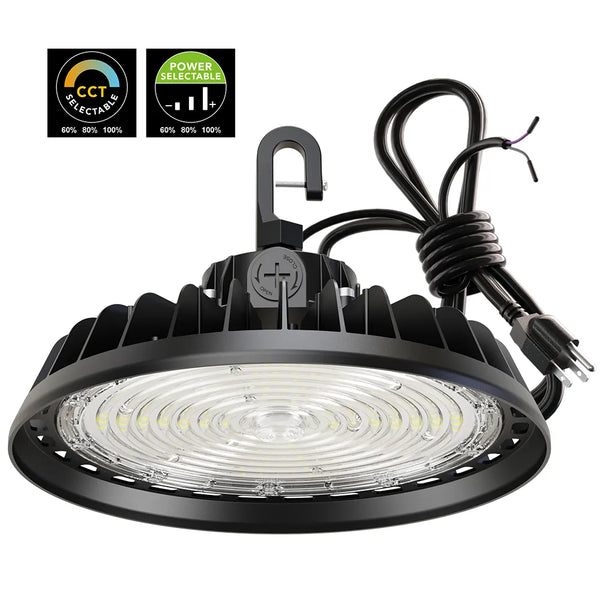 FEC HIDランプ 220W 150W セット 150 Watt Slimline UFO LED High Bay 20250 Lm 100-277 volt, 5000