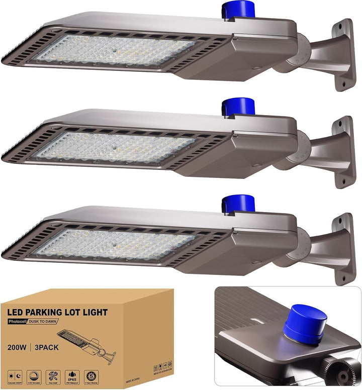 200 watt led parking lot light