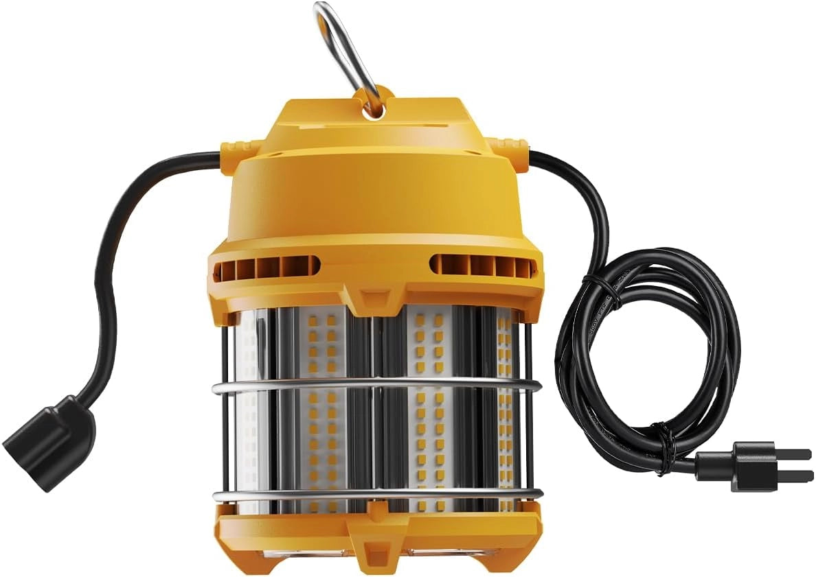 JC-LGL temporary LED work light illuminating a jobsite