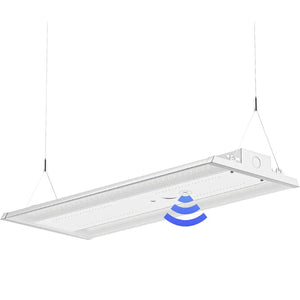 JC LGL LED Linear High Bay Shop Lights Motion Activated, Power And Color Temperatures Adjustable