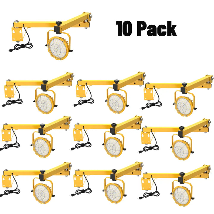 LED Loading Dock Lights with Swing Arm - Bright Work Light | JC-LGL