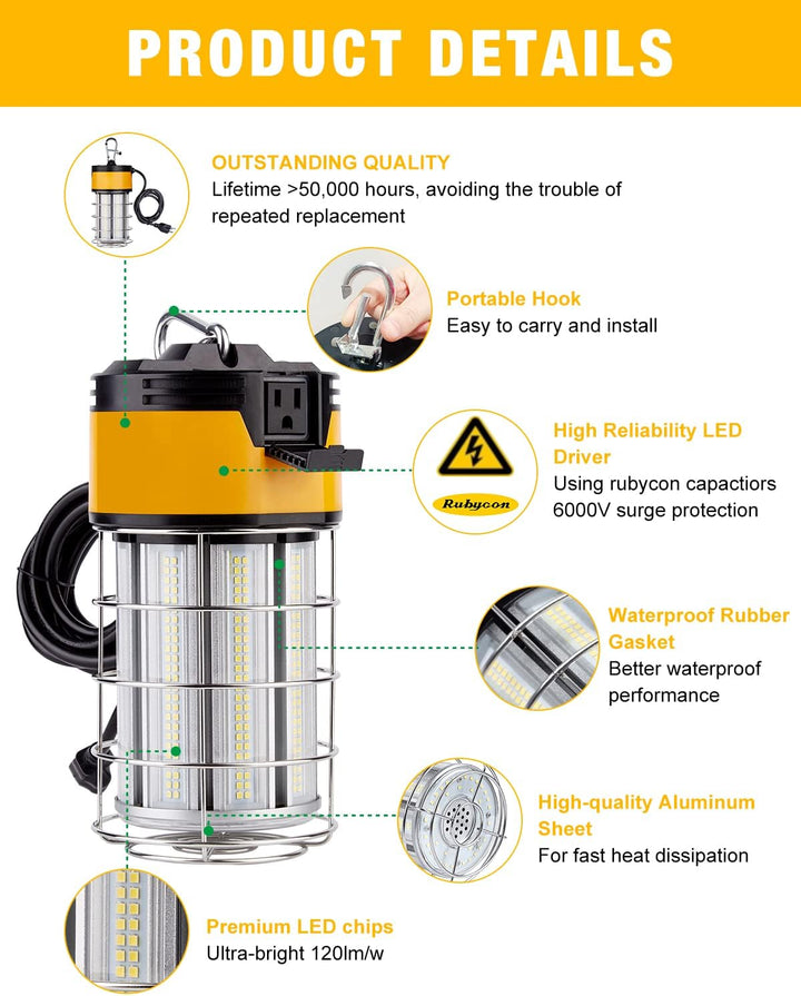 LED Temporary Work Light Details