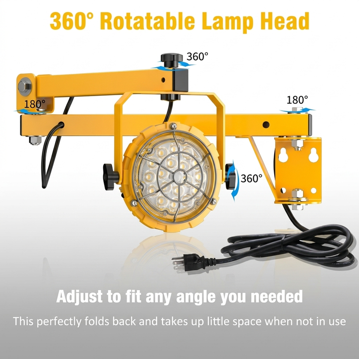 LED Loading Dock Light - 360° Rotatable, IP65 Waterproof | JC-LGL