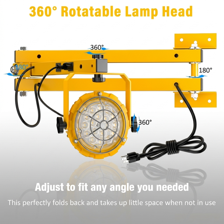 LED Loading Dock Light - 360° Rotatable, IP65 Waterproof | JC-LGL