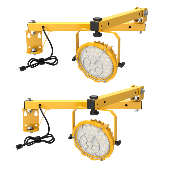 LED Loading Dock Lights with Swing Arm - Bright Work Light | JC-LGL