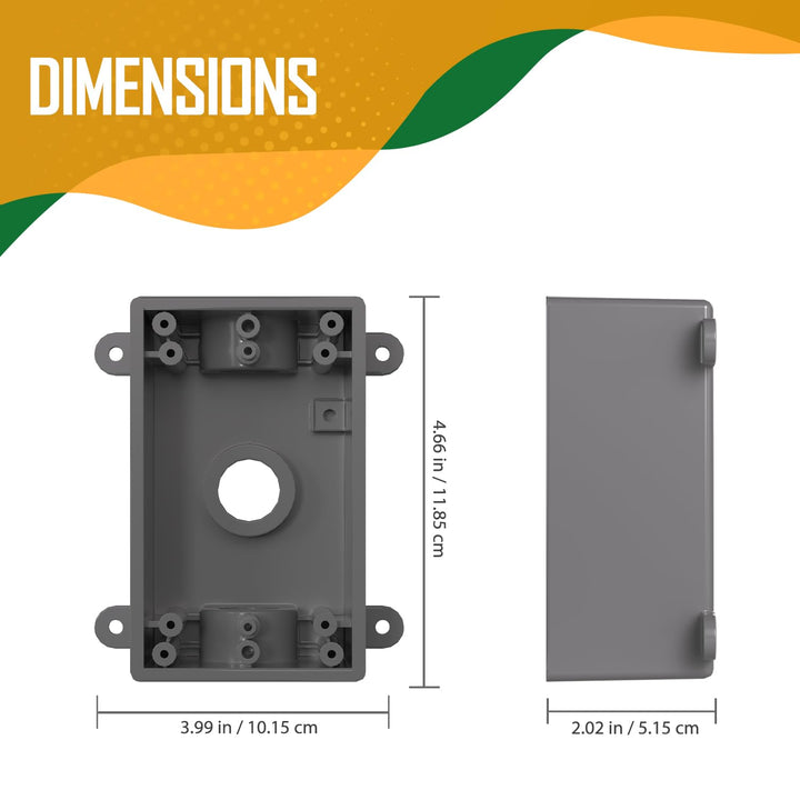 Weatherproof  Square Electrical Outlet Box