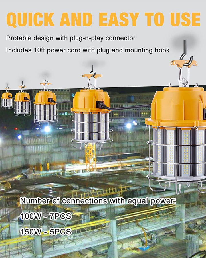 Temporary Led Structure LED Temporary Work Lights - Pro Series: Bright, Portable – JC-LGL