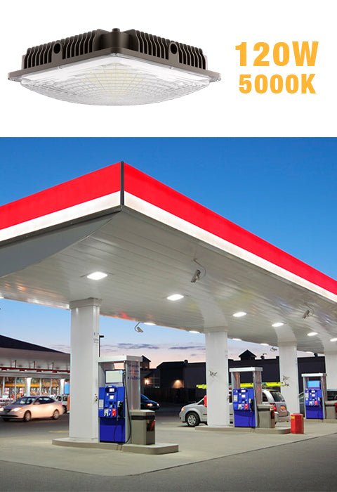 gas station canopy lights