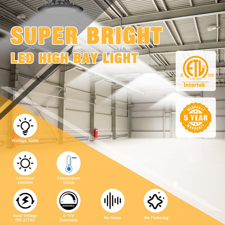 High Bay LED Light UFO HB Series - Black - JC - LGL