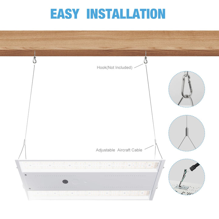 high bay led shop lights easy installation