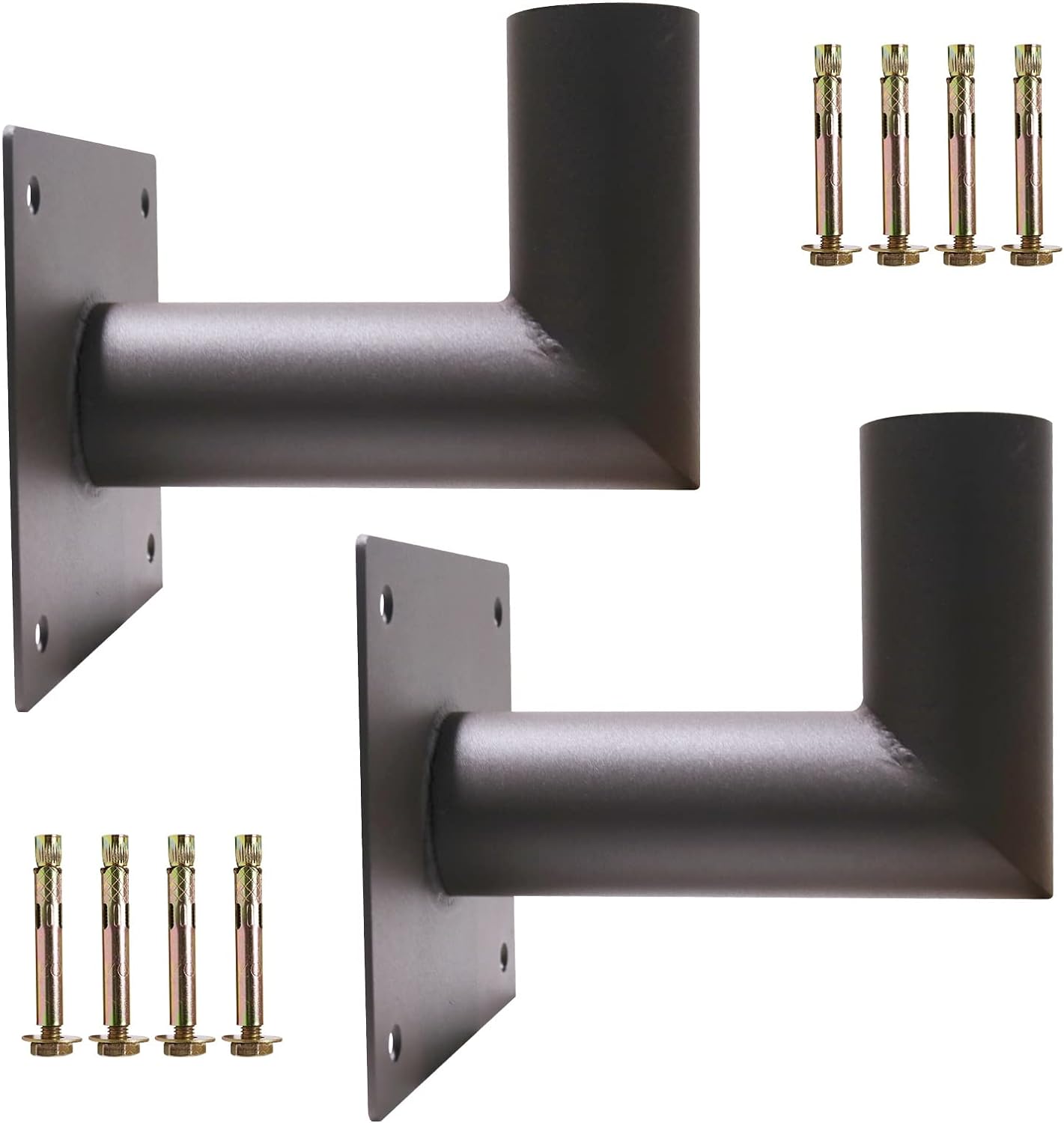 Slip Bracket JC-LGL Slip Fitter Adapter Bracket & 90° Wall Mount - Heavy-Duty Steel