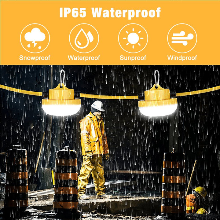 Led 360 String Construction JC-LGL LED Construction String Lights - 65W/130W, 50FT/100FT, IP65