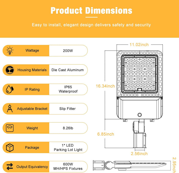 outdoor led pole light